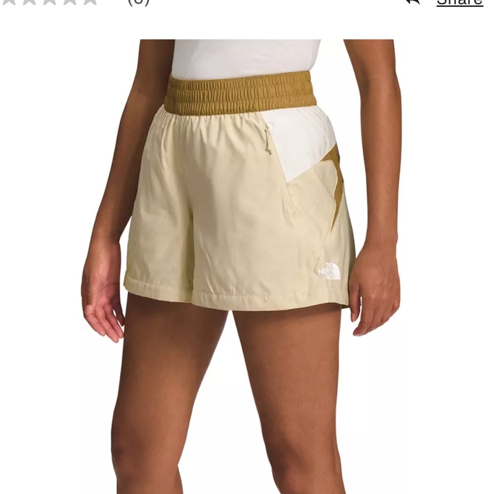 THE NORTH FACE TNF X WINDWALL LINED biege SHORTS Women's Size S